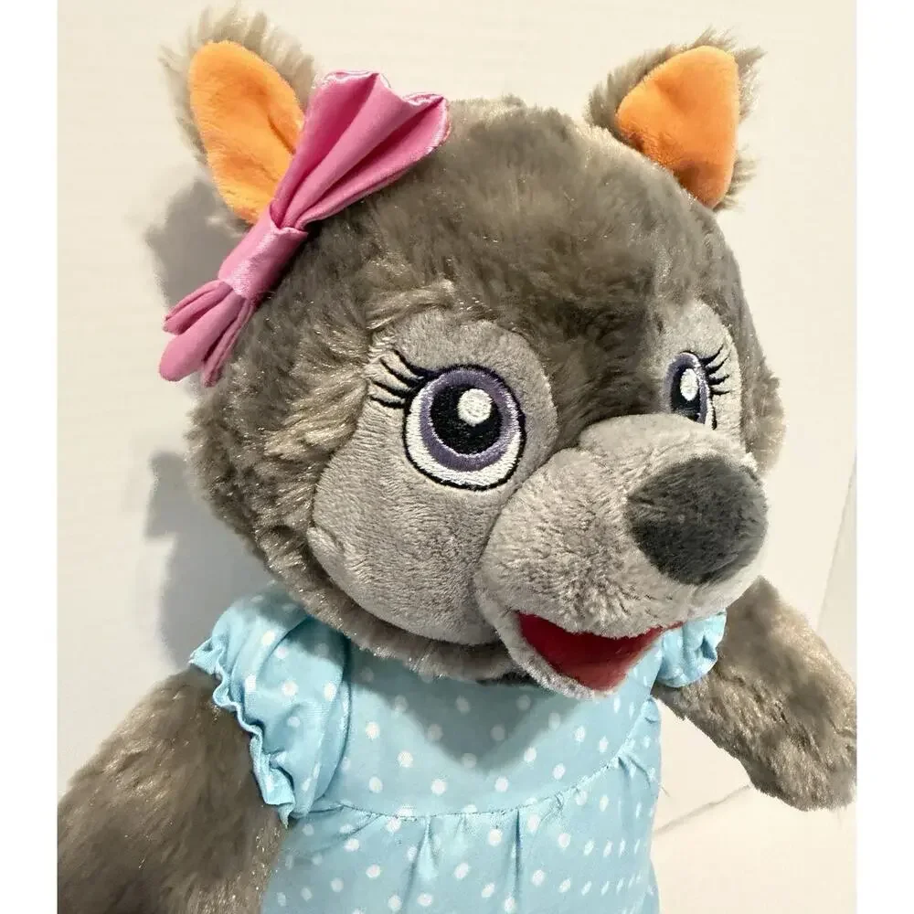 Violet The Gray Wolf, Build A Bear Great Wolf Lodge Plush 16